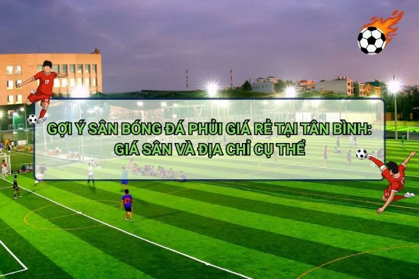Gợi ý sân bóng đá phủi giá rẻ tại Tân Bình Giá sân và địa chỉ cụ thể