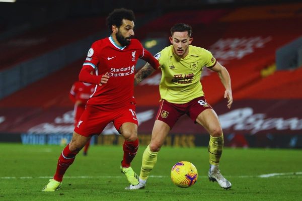 Phong độ và lịch sử đối đầu của Liverpool vs Burnley