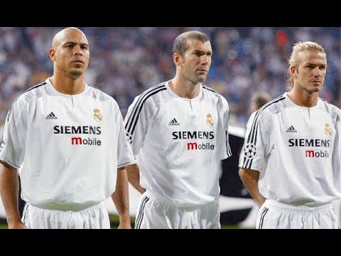 Real Madrid Galacticos - Beckham, Ronaldo, Zidane