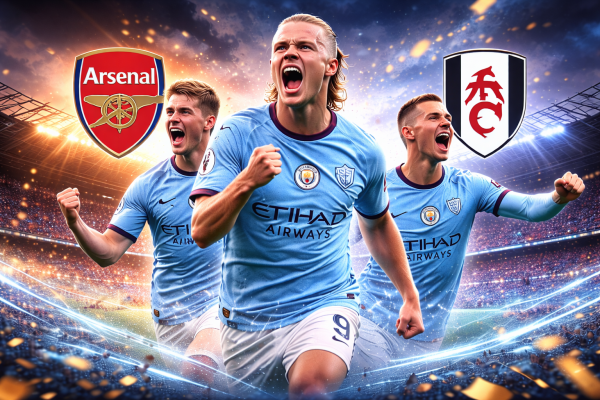 Manchester City quyết tâm bứt phá cuộc đua vô địch với Arsenal trước trận gặp Fulham