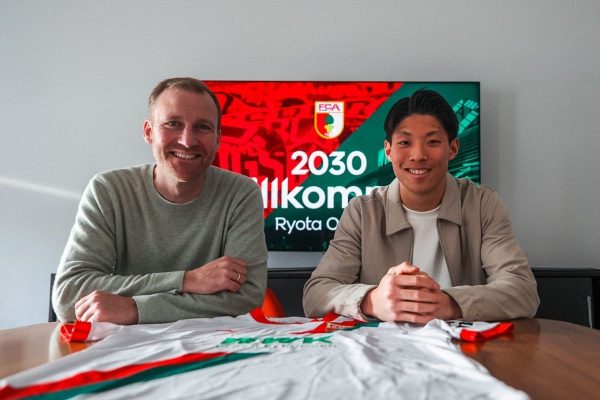 FC Augsburg đã chính thức công bố bản hợp đồng với tiền đạo trẻ Ryota Onoda