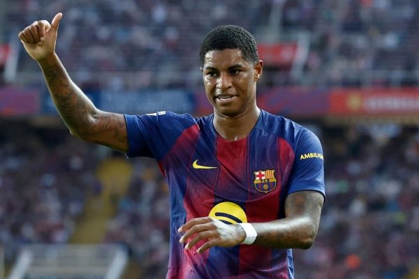 Rashford đã ra sân 34 trận cho Barcelona, trong đó có 20 lần đá chính