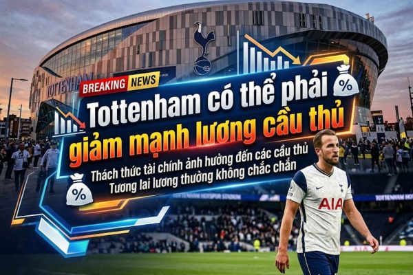 Tottenham có thể phải cắt giảm mạnh quỹ lương