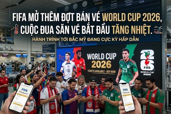 FIFA mở bán vé World Cup 2026, cuộc đua săn vé nóng lên
